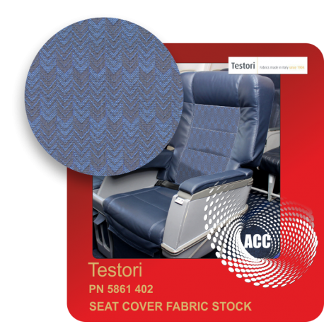 PN 5861 402 SEAT COVER FABRIC STOCK