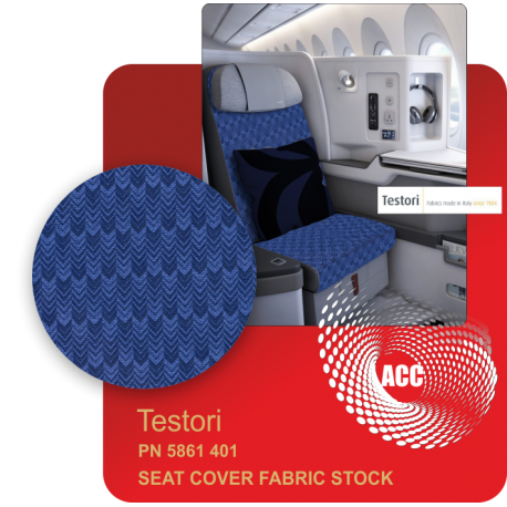 PN 5861 401 SEAT COVER FABRIC STOCK